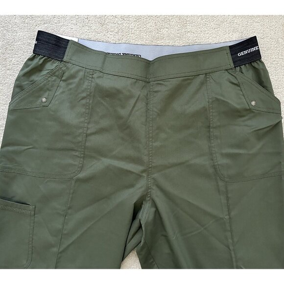 NWT Genuine Dickies Pull-On Cargo Pants Scrubs Army Green Women's Size XXL - Picture 6 of 12